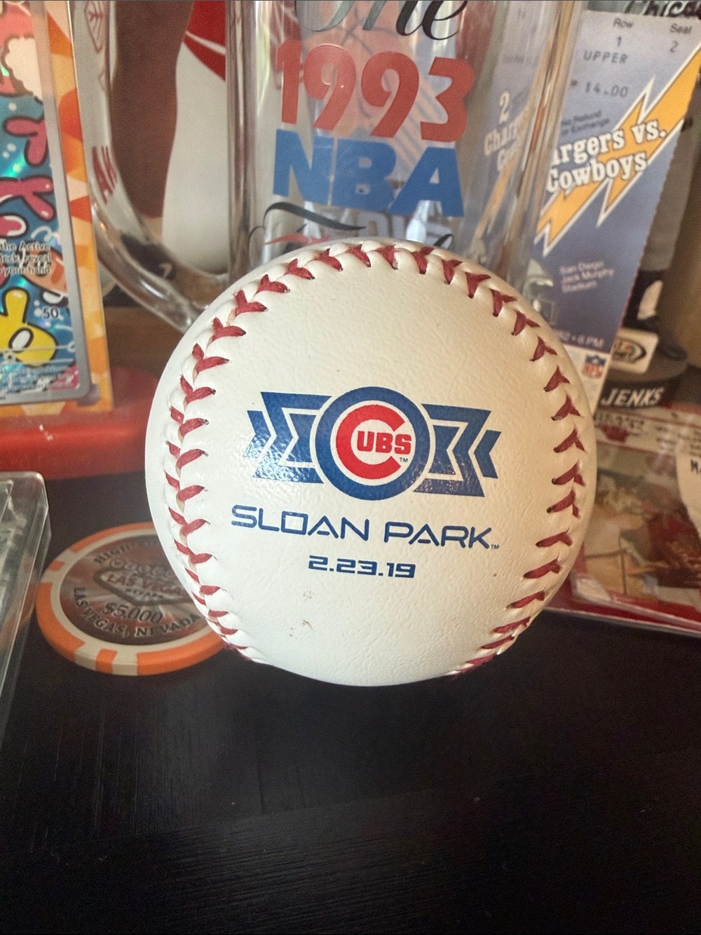 Chicago Cubs Sloan Park Commemorative Baseball - 2.23.2019